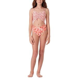 Submarine Floral Bathing Suit
